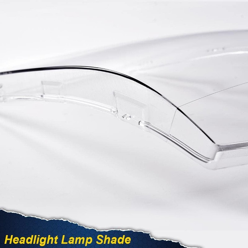 PIT66 Headlight Lens Cover, Compatible with 2007-2013 GMC Sierra 1500