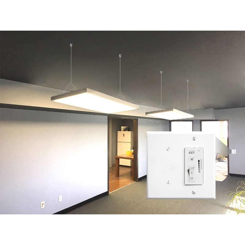 Wall Mount AC Power-Operation Controller 2.4G RF Combined Dimmer, CCT