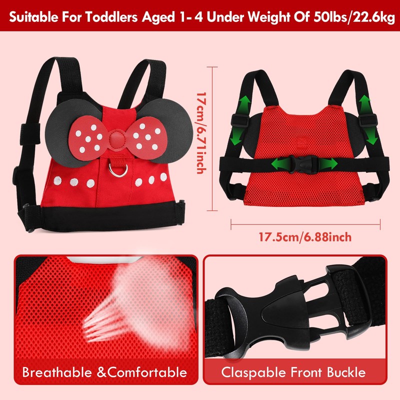 Lehoo Castle Children's Safety Lead, 3-in-1 Children's Lead Wrist, Anti-Lost