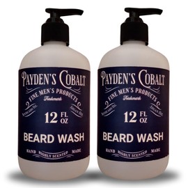 Black Canyon Home and Body Payden's Cobalt Vetiver & Oakmoss For Men Scented Beard Wash, 12 Oz (2 Pack)