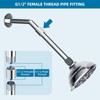 iFealClear Brass Pipe Fitting 1/2 inch G Female Thread, Shower