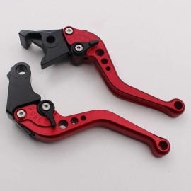 FDB Billet Shorty Brake Clutch Levers For KAWASAKI ZX6R 2007-16 ZX10R 2006-15 RED