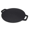 Brightalk 12.6-Inch Cast Iron Roti Tawa, Double Handled Cast Iron