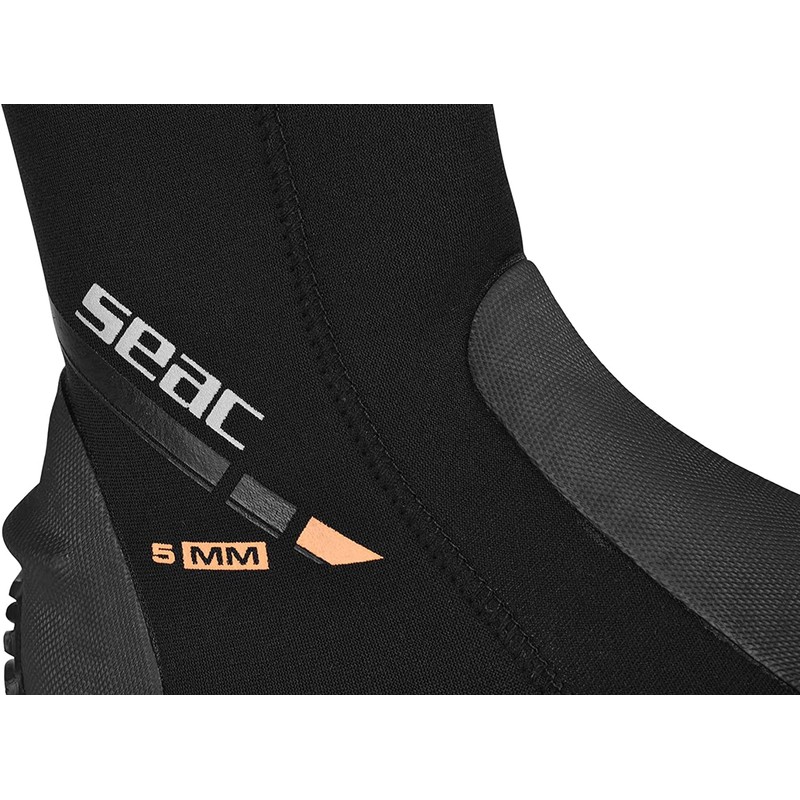 SEAC - Botas básicas HD de 5 mm, Color Negro,