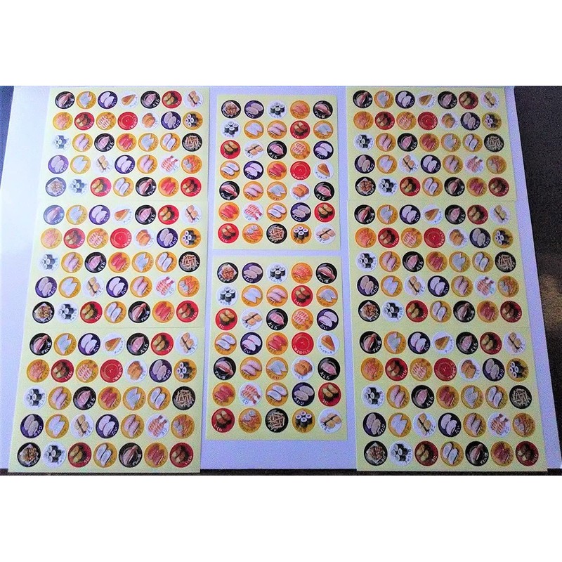 Kyowa Shikou Co., Ltd. Point Seal [Kaiten Sushi] [Diameter 0.6