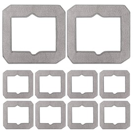 10 Pack Mop Pad Replacement for ECOVACS Winbot Mini Robot W-CC02-0012 Streak-Free Washable Microfiber Cloths Window, Mirror & Tile Cleaner
