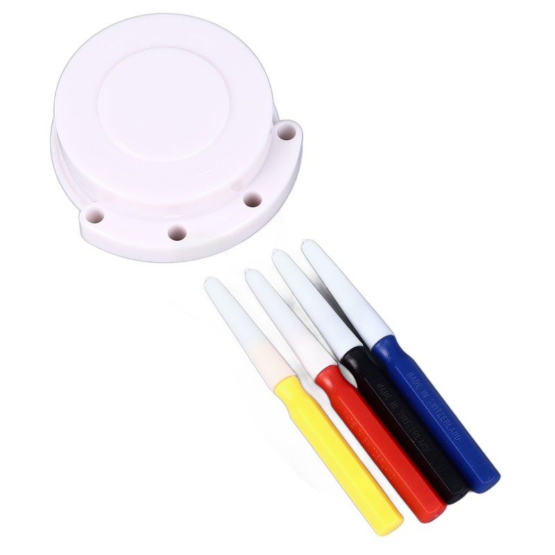 Watch Oiler Set 4 Tip Sizes 3 Recesses Oil Cup