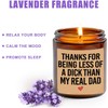 Stepdad Candle Gift - Bonus Dad - Gift for Dad