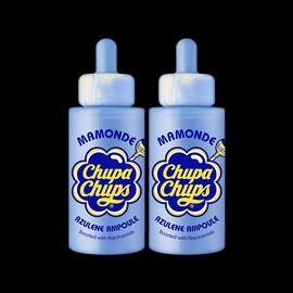 Mamonde [마몽드][더블] 츄파춥스 X 카밍 샷 아줄렌 흔적 수분 앰플 [ Mamonde ][ Double ] Chupa Chups X Calming Shot Azulene Trace Moisture Ampoule
