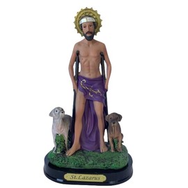 Cannan St. Lazarus 8.5" Religious Figure Lazarus of Bethany who was resurrected from The Dead by Jesus Christ San Lazaro