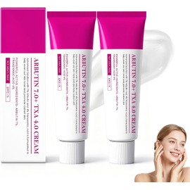2pcs ARBUTIN 7.0 + TXA 4.0.CREAM，Cremas De Manchas Faciales，Crema Facial Hidratante, Aclara Manchas Oscuras, Pecas, Imperfecciones Y Pigmentación，Crema facial para eliminar imperfecciones y el tono desigual de la piel