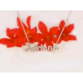 Women's Stainless Steel Name Pendant Necklace, Special Name Pendant for Gifts for Friends, Friends