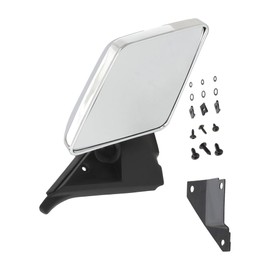 KarParts360 For GMC Syclone 1991 Door Mirror Passenger Side | Non-Heated | Manual Adjust | Manual Folding | Below Eyeline Type | Chrome | Excluded Puddle Light | Excluded Memory | GM1321102 | 15642574