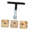 BUGUUYO 4pcs Heavy Duty T Handle Wing Nut Driver Tool