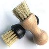 GSHLLO 2 Pcs Shoe Shine Brushes Boot Buffing Brushes Suede