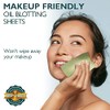 Natural Green Tea Blotting Paper for Oily Skin - 25%Larger