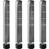Shelving Inc. 6" h Chrome Wire Shelving Posts, 4 Count