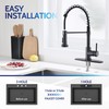 LUFEIDRA 10'' Sink Faucet Hole Cover, Deck Plate Escutcheon for