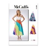 McCall's M8510Y5 Misses' Mid Length Circle Skirts Sewing Pattern Packet,
