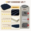 downluxe Chair Cushions for Dining Chairs, Waterproof Kitchen Chair Pads,