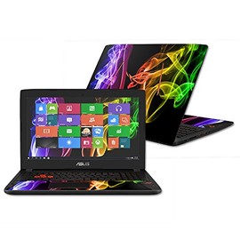 MightySkins Skin Compatible with Asus ROG STIX GL502v 15.6" (2016) wrap Cover Sticker Skins Bright Smoke