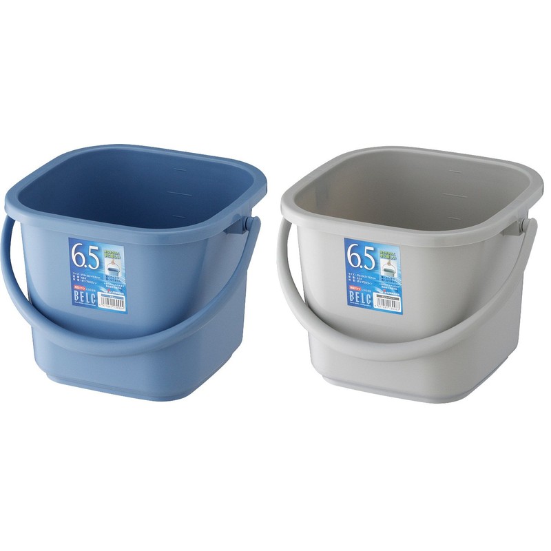 Squirrel Bucket Square Body Berg Light Gray 2.5 gal (6.5