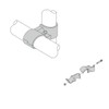 Yazaki Kako Φ28 Erector Metal Joint 4 Pieces HJ-6 S4