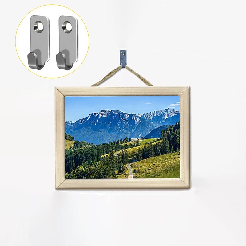 Adiyer 20pcs Heavy Duty Hanger 304 Stainless Steel Wall Mounted