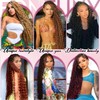 FONFUNY Human Braiding Hair for Boho Braids 120g Deep Wave
