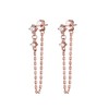 Reffeer 925 Sterling Silver Chain Dangle Earrings for Women Girls