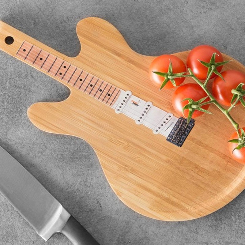Chopping Board Guitar Shape Bamboo