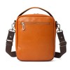 Doubles BKS-7040 Men's Shoulder Bag, Genuine Leather, A5 Storage, Camel