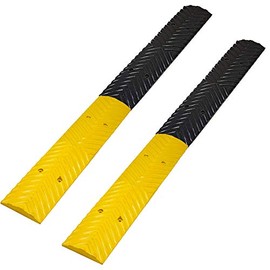 Electriduct Speed Nubs Safety Bump Rumble Strips Kit: 2 Yellow and 2 Black Sections - Total Length: 79"