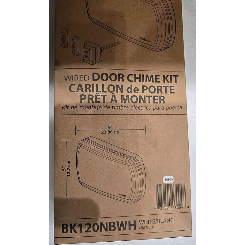 NUTONE BK120NBWH Door Chime Kit