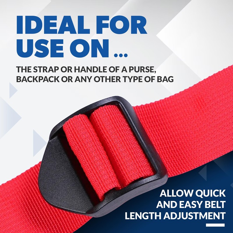 DOJA Barcelona Plastic Buckles, Pack of 10, Tension Buckle with