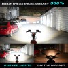 CHUSYYRAY H7 LED Motorcycle Headlight Bulb Kit 6000K White For