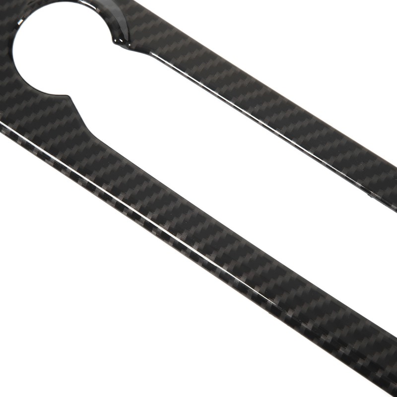 Multimedia Control Knob Cover Trims Carbon Fiber Style Replacement for