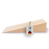 Haggiy hardwood wedges - beech wheel chocks (pack of 10),