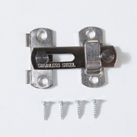 Stainless Steel Entrance Door Hook Latch Lock Small Latch 5ea