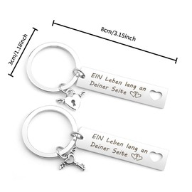 Gifts for couples, gift for partner, partner gifts, anniversary gift for him, wedding gift, partner, keyring, Christmas gifts for partner, husband, Valentine's Day gifts, keychain-couple3