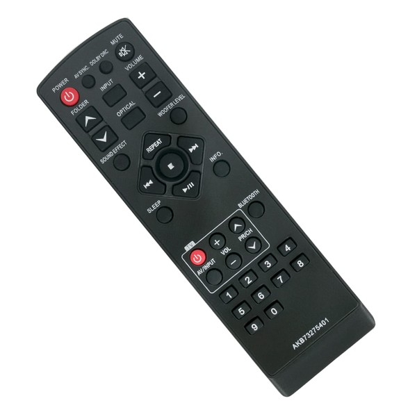AKB73275401 Replacement Remote Control - VINABTY Compatible with LG Soundbar