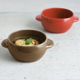 KINTO 26173 Bakware POMME Cocotte 4.7 x 3.7 inches (120 x 95 mm), Brown