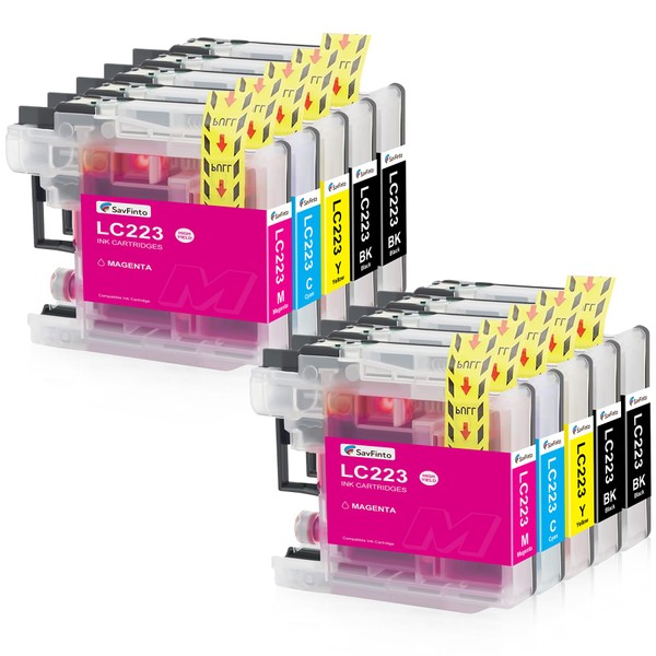 SavFinto LC223 Ink Cartridge Replacement for Brother LC-223 Ink for