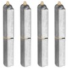 MOUNTAIN_ARK 4 Pack 7" Weld On Bullet Hinges with Grease
