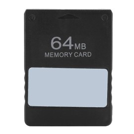 Memory Card for PS2, MCboot Card FMCB V1.953 High Speed Storage Memory Card for PS2 - Plug and Play, 8MB/16MB/32MB/64MB (64MB)