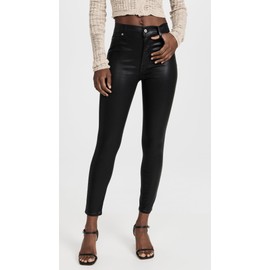7 For All Mankind Women's High-Waisted Ankle-Skinny Jeans, BRBLK CTD