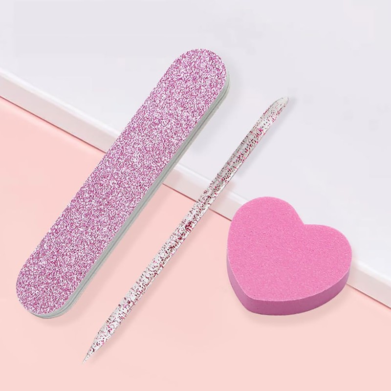 10 Sets Press on Nail Prep Kit Small Nail Files