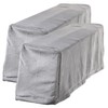 CORHAD 2Pcs Elastic Armrest Cover Grey Sofa Armrest Protector for