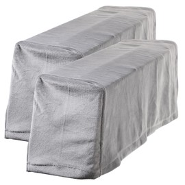 CORHAD 2Pcs Elastic Armrest Cover Grey Sofa Armrest Protector for Home Office and Shop for Cleanliness