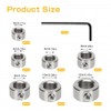 Set of 14 Depth Stop Rings 3/4/5/6/8/10/12/16 mm Locking Ring